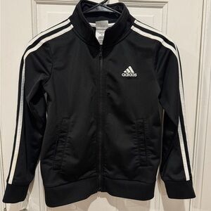 adidas Black and White Kids Hoodie
